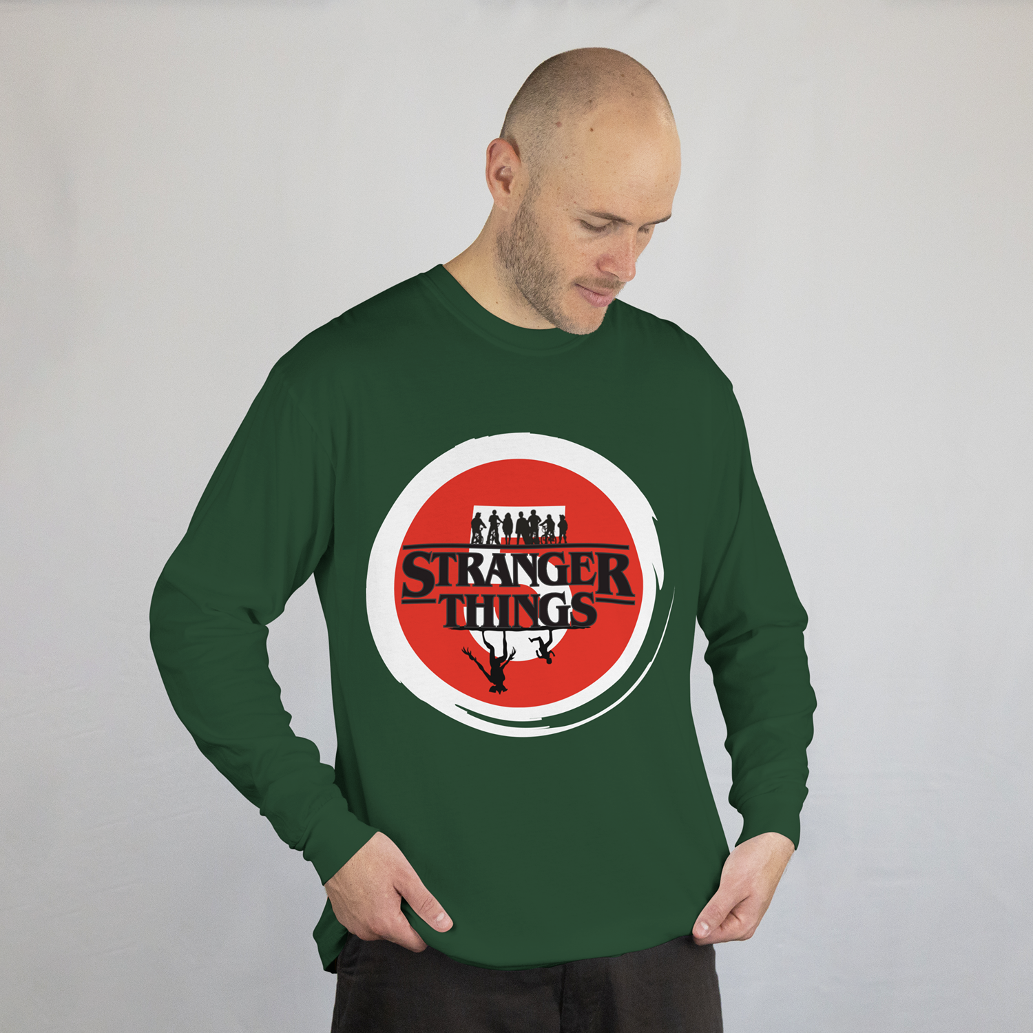 Stranger Things Full-Sleeve T-Shirt – Iconic Circle Edition